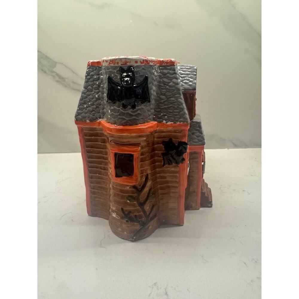 Vintage Lotus 80s Ceramic Halloween Haunted House Village - Picture 5 of 8